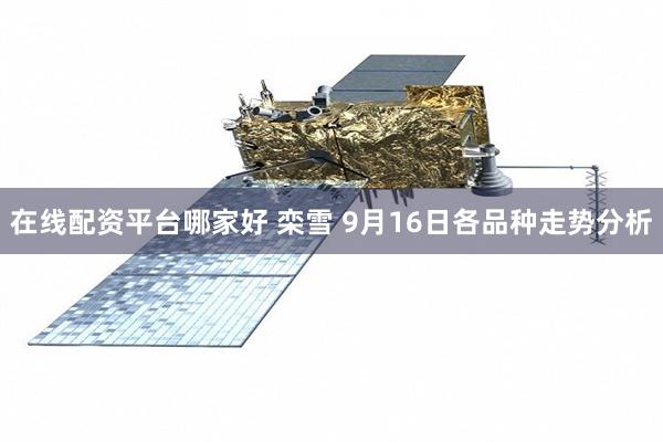 在线配资平台哪家好 栾雪 9月16日各品种走势分析